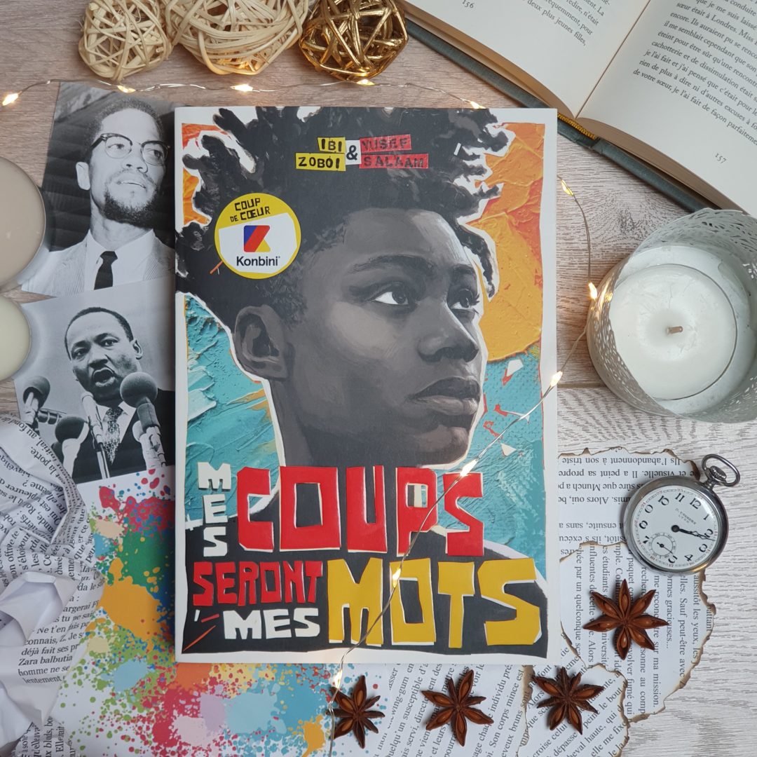 "Mes coups seront mes mots" de Yusef Salaam et Ibi Zoboi, aux éditions Gallimard Jeunesse