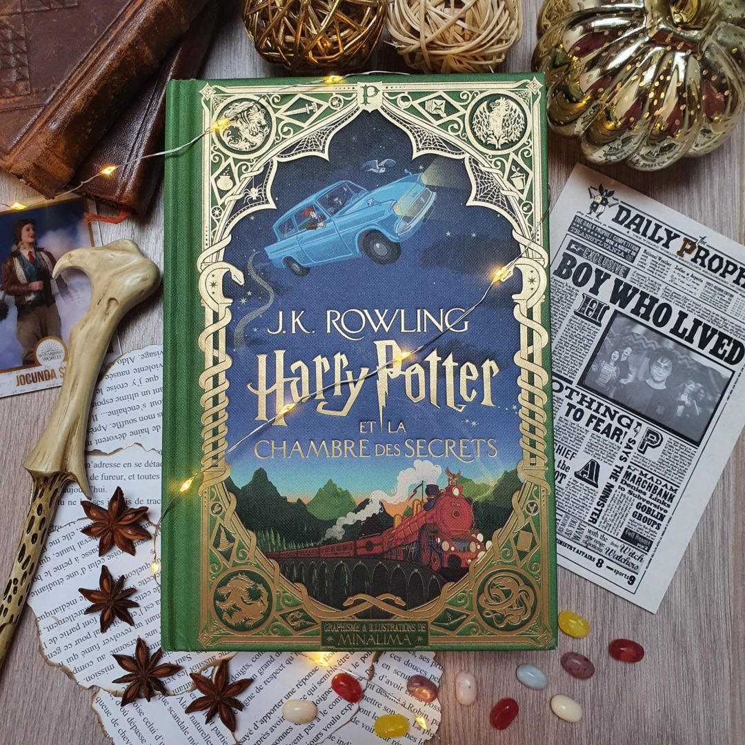 "Harry Potter et la Chambre des Secrets" de J. K. Rowling, aux éditions Gallimard Jeunesse