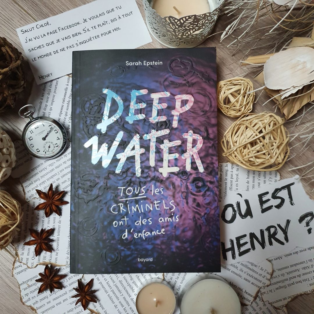 "Deep Water" de Sarah Epstein aux éditions Bayard Jeunesse