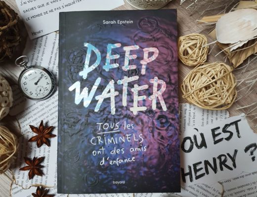 "Deep Water" de Sarah Epstein aux éditions Bayard Jeunesse